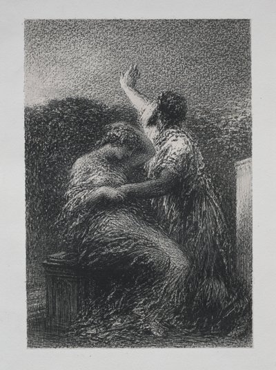Magien Baltajar og Fatime, 1891. av Ignace Henri Jean Fantin Latour