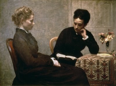 Lesning av Ignace Henri Jean Fantin Latour