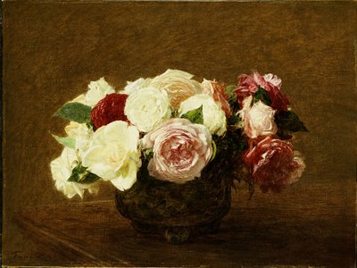 Roser, 1894 av Ignace Henri Jean Fantin Latour
