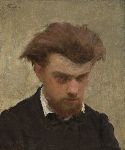 Selvportrett av Ignace Henri Jean Fantin Latour
