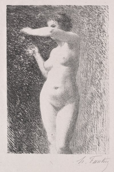 Studie for Eva, 1898. av Ignace Henri Jean Fantin Latour