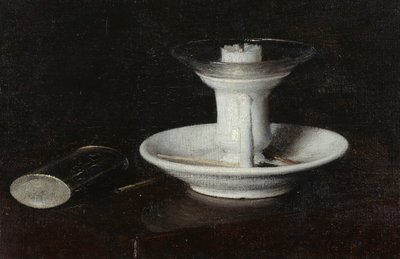 Hvit lysestake, 1870 av Ignace Henri Jean Fantin Latour