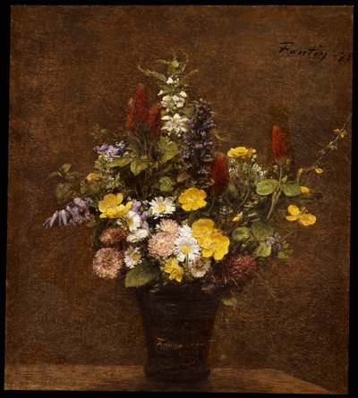 Ville blomster av Ignace Henri Jean Fantin Latour