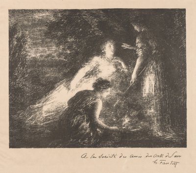 Hekseri, 1899. av Ignace Henri Jean Fantin Latour