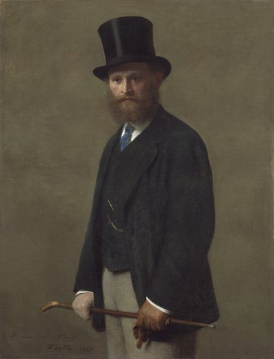 Edouard Manet, 1867 av Ignace Henri Jean Fantin-Latour