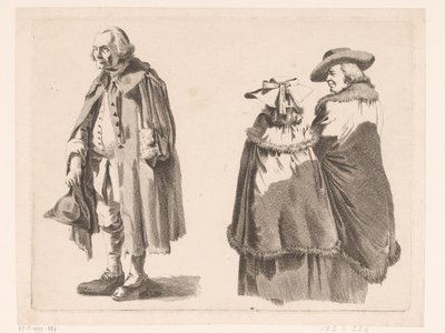 Komposisjon med tre stående figurer av Ignace Joseph de Claussin (attributed to)