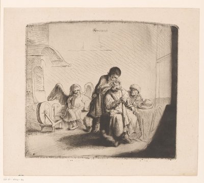 Healing øynene til Tobit av Ignace Joseph de Claussin (attributed to)