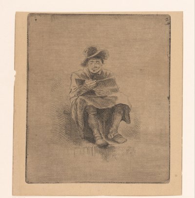 leser mann av Ignace Joseph de Claussin (attributed to)
