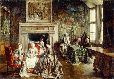 Ekteskapskontrakten, 1874 av Ignacio Leon y Escosura