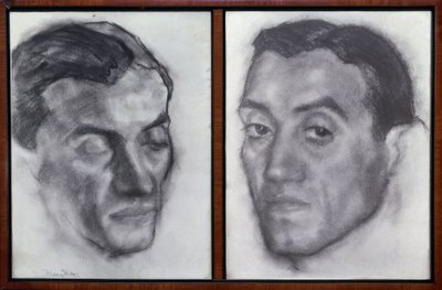 PORTRETT AV RAMON PEREZ DE AYALA (1888–1962) SPANSK FORSKRIVTTER OG JOURNALIST - TEGNING - GENERASJON AV 1914 av Ignacio Zuloaga