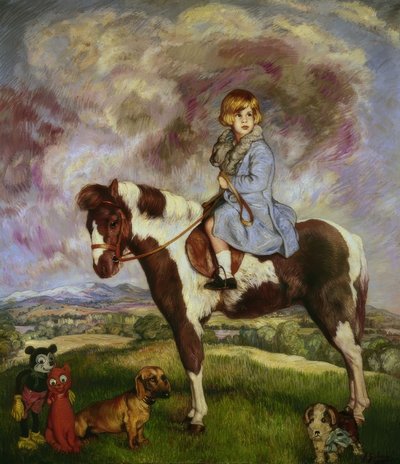 HERtuginnen av ALBA GIRL (1930) av Ignacio Zuloaga y Zabaleta