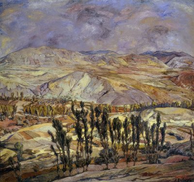 Landskap i Calatayud’, 1930, Olje på lerret, 113 × 123 cm, AS00634 av Ignacio Zuloaga y Zabaleta