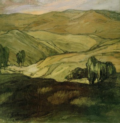 Landskap i Aragon av Ignacio Zuloaga y Zabaleta