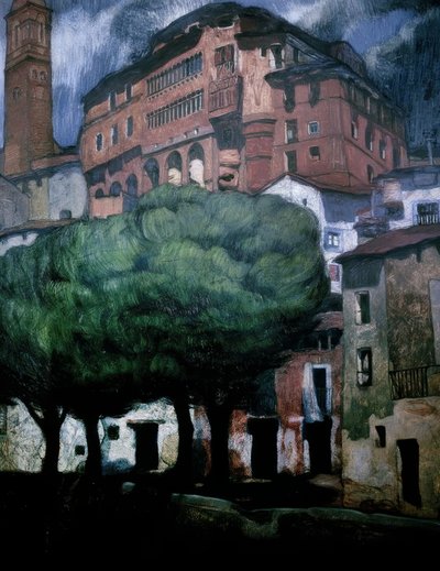 ERKEBISKOPENS PALASS I TARRAGONA av Ignacio Zuloaga y Zabaleta