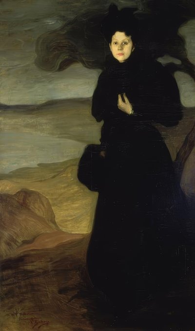PORTRETT AV VALENTIN DETOMAS - 1894/95 - O / L - 200X120 CM av Ignacio Zuloaga y Zabaleta