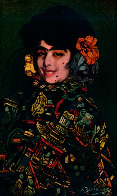 Spansk jente, 1907, 1932 av Ignacio Zuloaga y Zabaleta