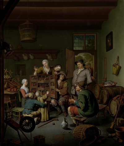 Fiskemarkedet i Antwerpen av Ignatius Josephus van Regemorter