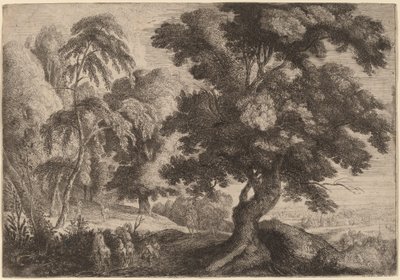 Landskap med to hjort av Ignatius van der Stock