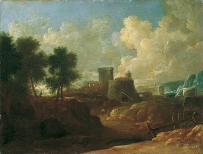 elvelandskap av Ignaz Flurer