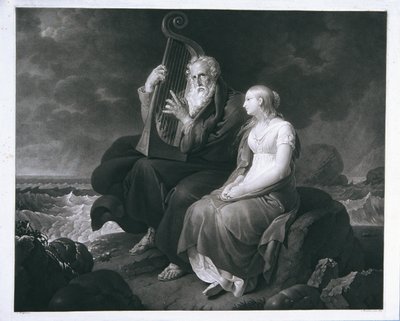 Ossian og Malvina av Ignaz Rungaldier