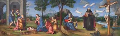 Visjonen til St. Augustin av Il (1450-1517) Francia