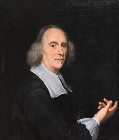 Portrett av Gian Lorenzo Bernini (olje på lerret) av Il (1639 1709) Baciccio