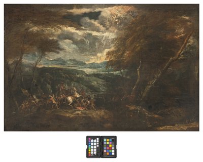 The Conversion of Saint Paul, 1710-20 av Ilario Giacinto Mercanti