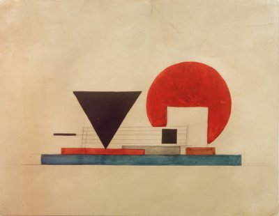 Prosjekt av en bokkiosk av Ilja Grigorjewitsch  Tschaschnik