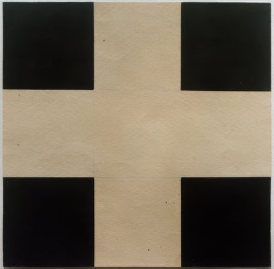 Hvitt kors på svart bakgrunn av Ilja Grigorjewitsch  Tschaschnik