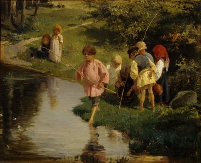 Barnefiske, 1882 av Illarion Mikhailovich Pryanishnikov