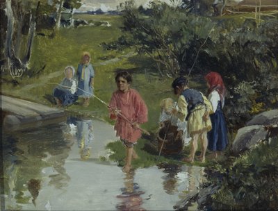 Barnefiske, 1882 av Illarion Mikhailovich Pryanishnikov