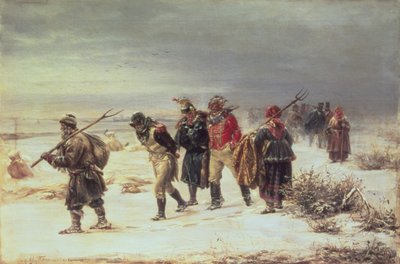 I året 1812 (Tiltrekningen fra Moskva) 1873 av Illarion Mikhailovich Pryanishnikov
