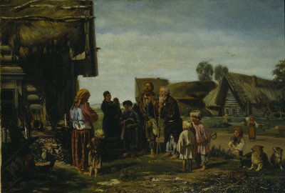 Pilegrimene, 1870 av Illarion Mikhailovich Pryanishnikov