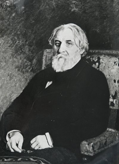 Ivan Sergejevitsj Turgenev av Ilya Efimovich (after) Repin
