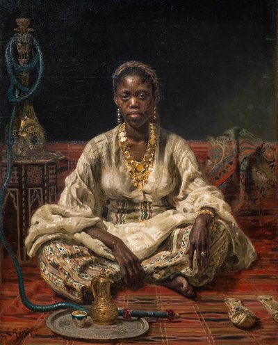SVART KVINNE av Ilya Efimovich Repin