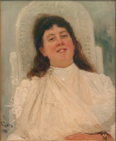 Portrett av Marianne von Werefkin av Ilya Efimovich Repin