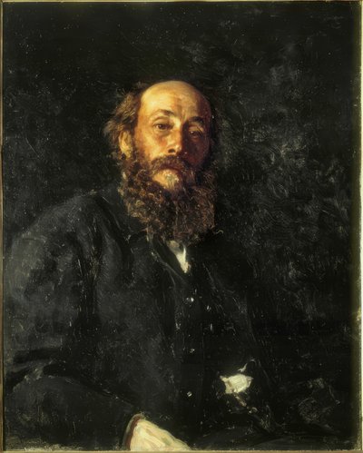 Portrett av maleren Nikolai Gay av Ilya Efimovich Repin