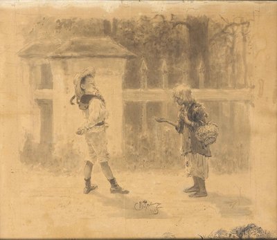 Tigger jente, 1889 av Ilya Efimovich Repin