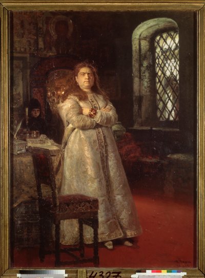 La regent Sophie (Sofia Alexeievna Romanova av Ilya Efimovich Repin