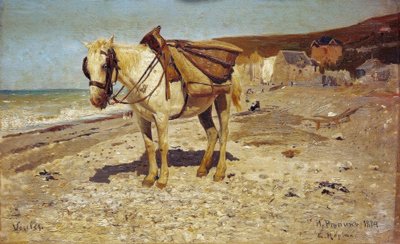 Hest å ri steiner i Veules av Ilya Efimovich Repin