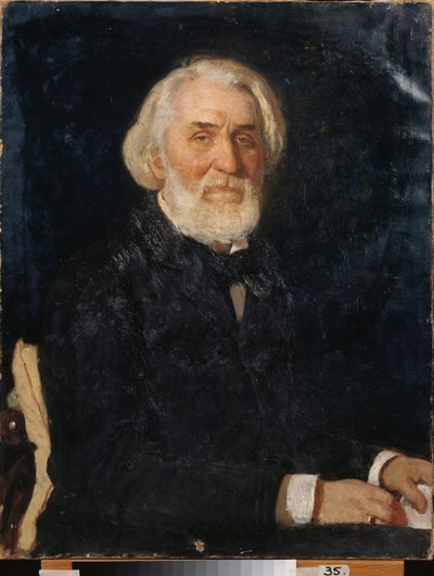 Portrett av forfatteren Ivan Sergeyevich Turgenev (Turgenev av Ilya Efimovich Repin