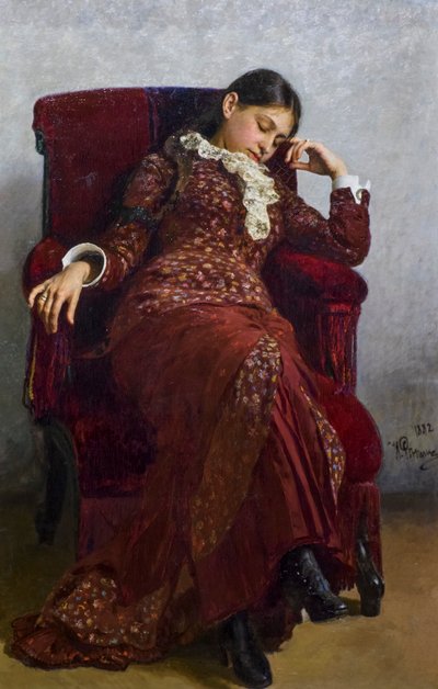 HVILE av Ilya Efimovich Repin