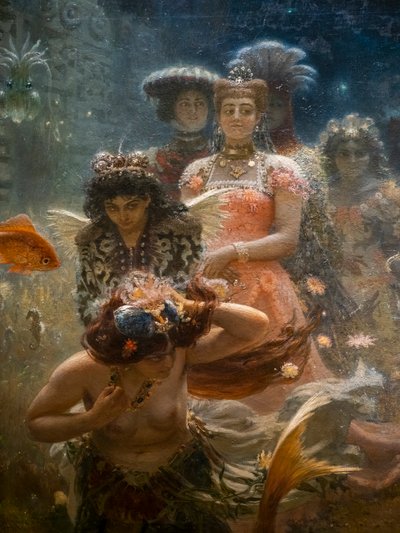 SADKO I UNDERVANSRIGET (detaljer) av Ilya Efimovich Repin