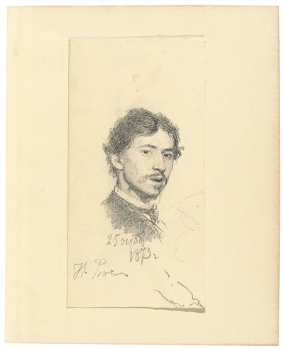 Selvportrett, 1873 av Ilya Efimovich Repin