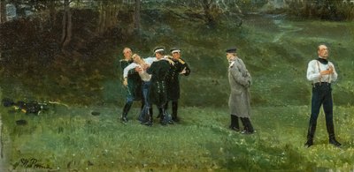 DUELLEN av Ilya Efimovich Repin