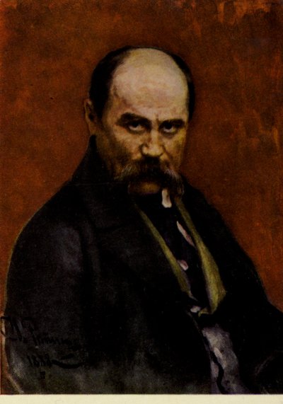 Taras Shevchenko , ukrainsk poet og kunstner av Ilya Efimovich Repin