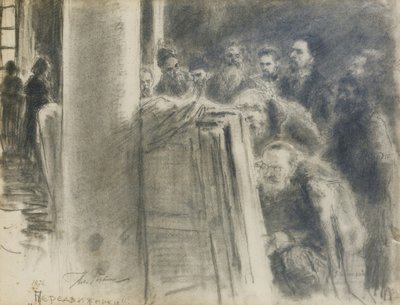 Peredvizhniki-gruppen av Ilya Efimovich Repin