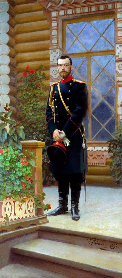 Tsar Nicholas II av Russland, 1896. av Ilya Efimovich Repin