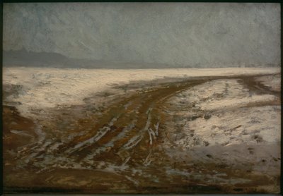 Vei (vei i snø) av Ilya Efimovich Repin