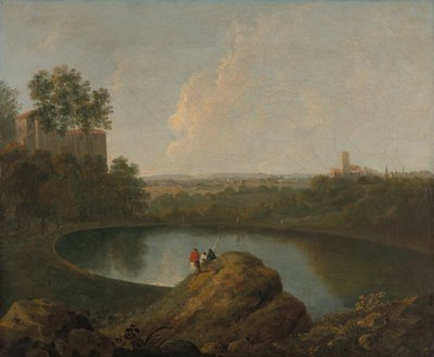 Hodet av Lake Nemi av Imitator of Richard Wilson RA